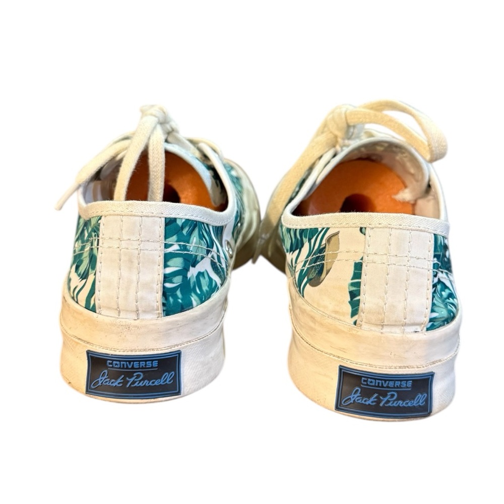 Converse Jack Purcell Signature Ox Tropical White/Holly Floral Women’s Size 7 - Picture 2 of 8